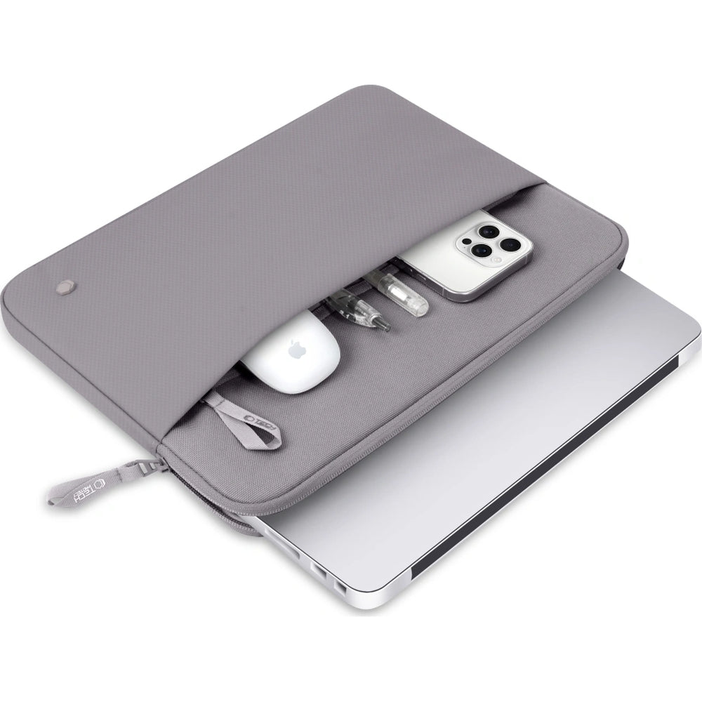 Universal Laptoptasche bis zu 15"-16", Tech-Protect Sleeve, Grau