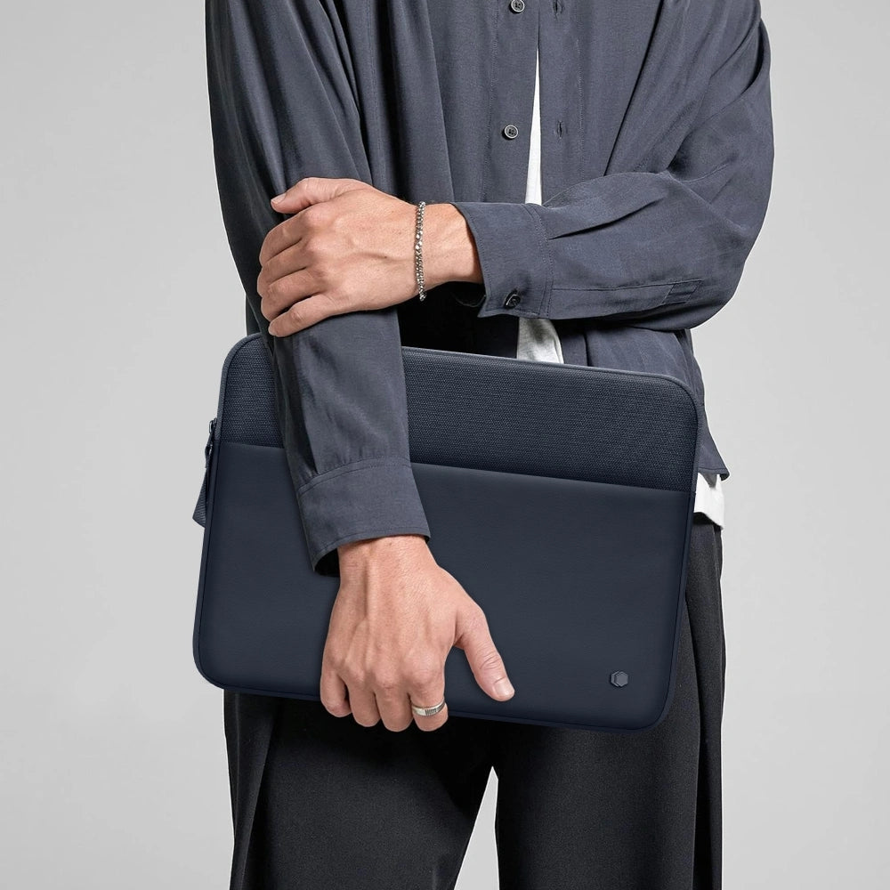 Universal Laptoptasche bis zu 15"-16", Tech-Protect Sleeve, Dunkelblau