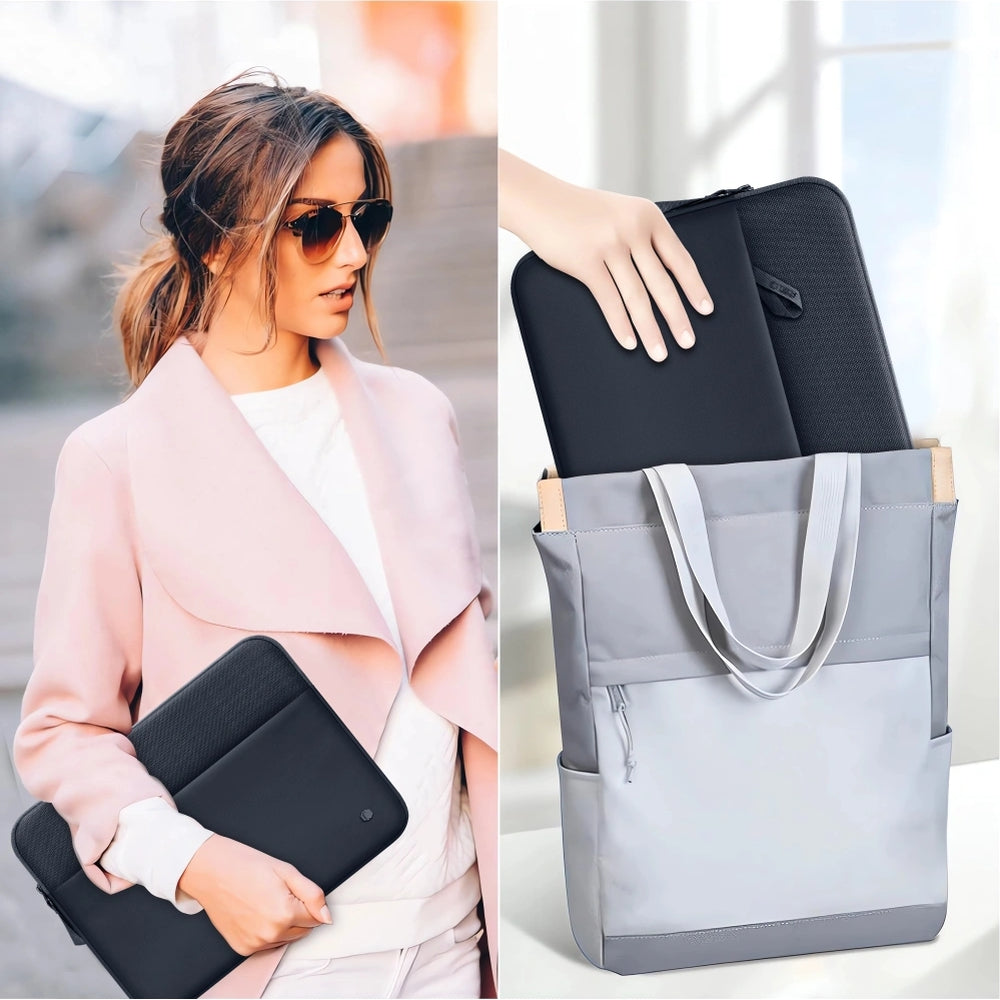 Universal Laptoptasche bis zu 15"-16", Tech-Protect Sleeve, Dunkelblau