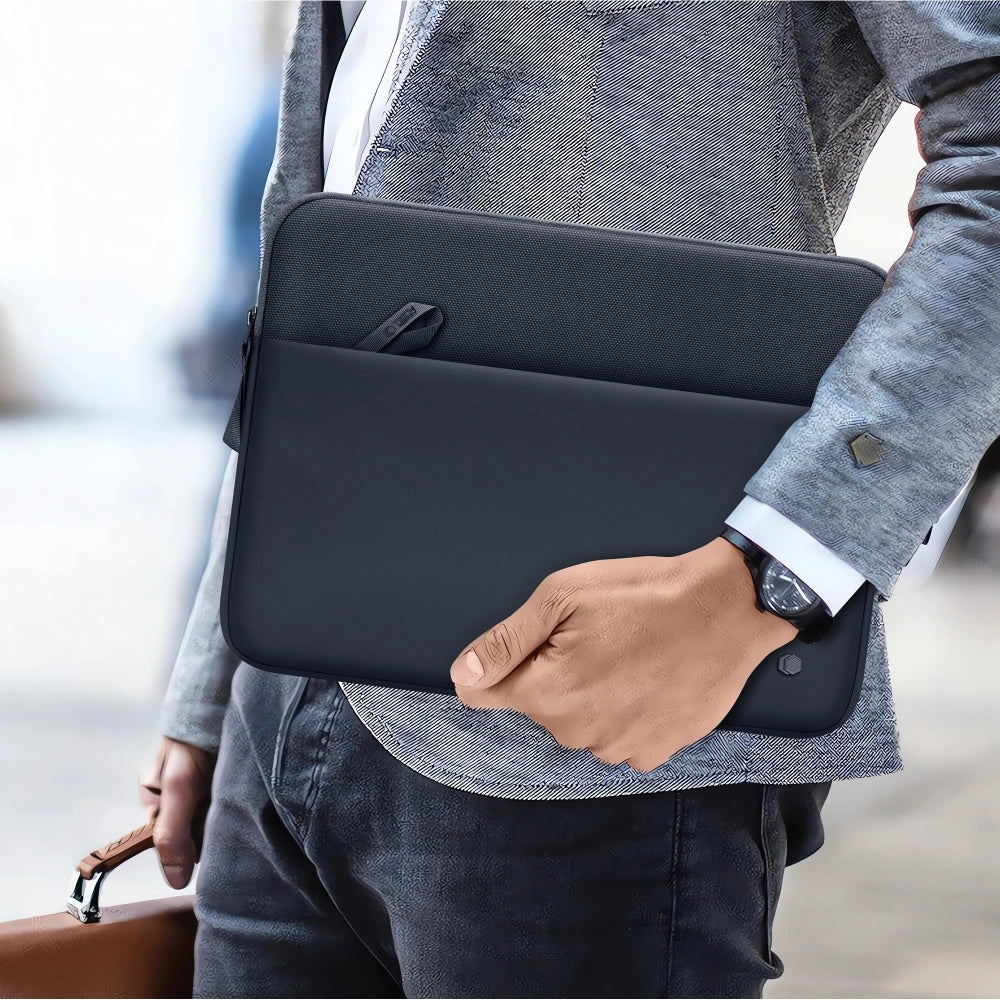 Universal Laptoptasche bis zu 15"-16", Tech-Protect Sleeve, Dunkelblau