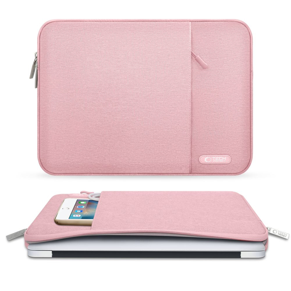 Schutzhülle für 13" / 14" Laptop, Tech-Protect Sleevy, Rosa