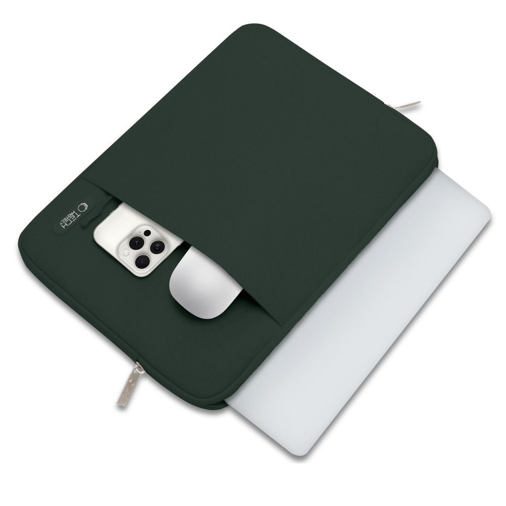 Schutzhülle für 13" / 14" Laptop, Tech-Protect Sleevy, Grün