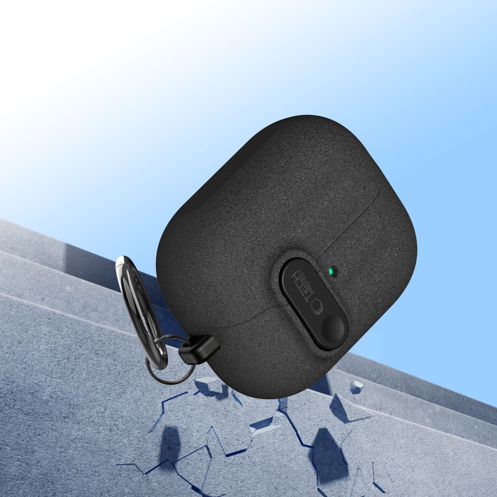 Schutzhülle für Galaxy Buds 3 / 3 FE / 3 Pro, Tech-Protect Slim Hook, Schwarz