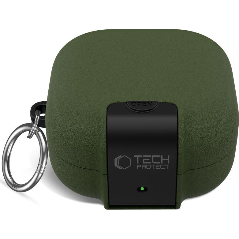 Schutzhülle Tech-Protect Slim Hook für Samsung Galaxy Buds 4 / 4 Pro, Grün