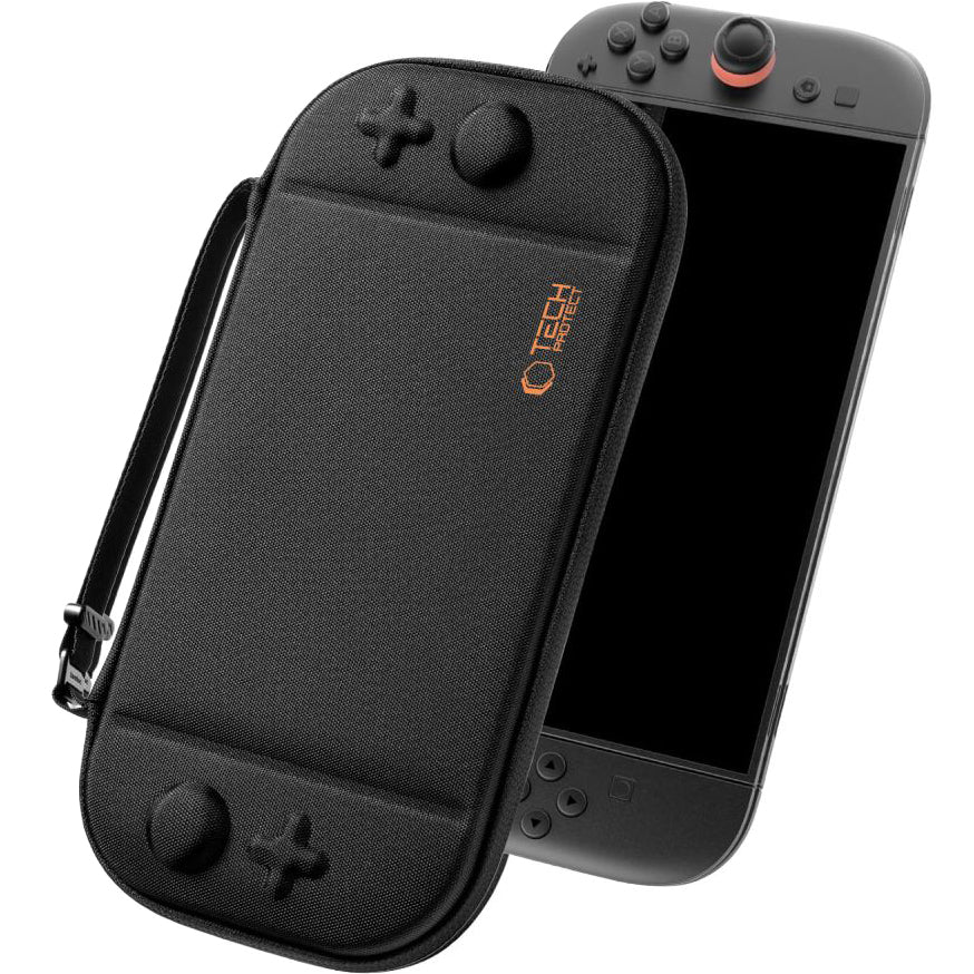 Schutzhülle für Nintendo Switch 2, Tech-Protect Slim Pouch, Schwarz