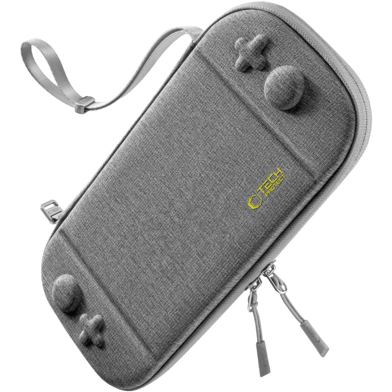 Schutzhülle für Nintendo Switch 2, Tech-Protect Slim Pouch, Grau