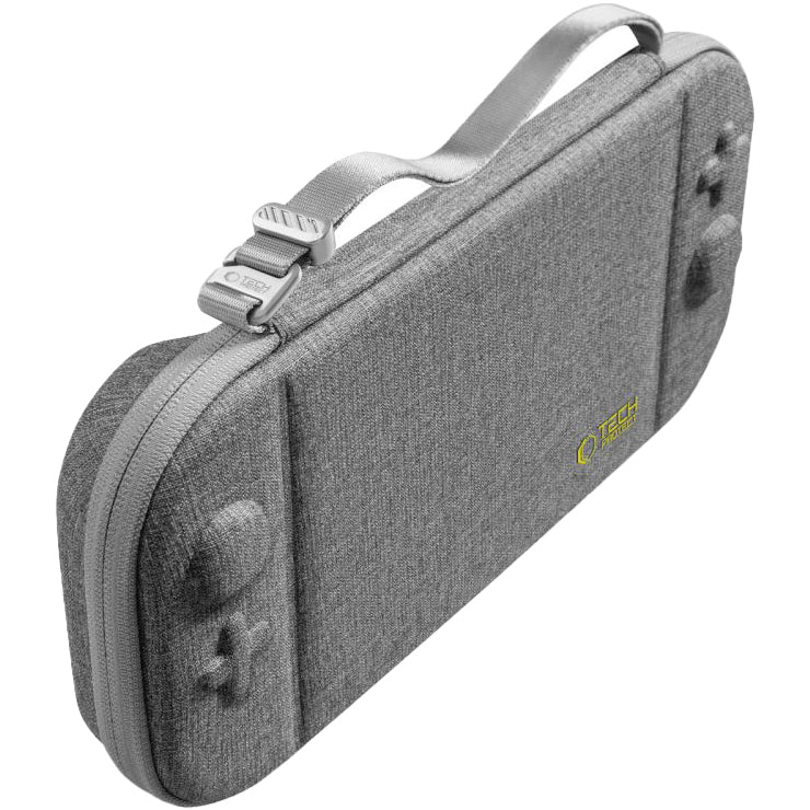 Schutzhülle für Nintendo Switch 2, Tech-Protect Slim Pouch, Grau