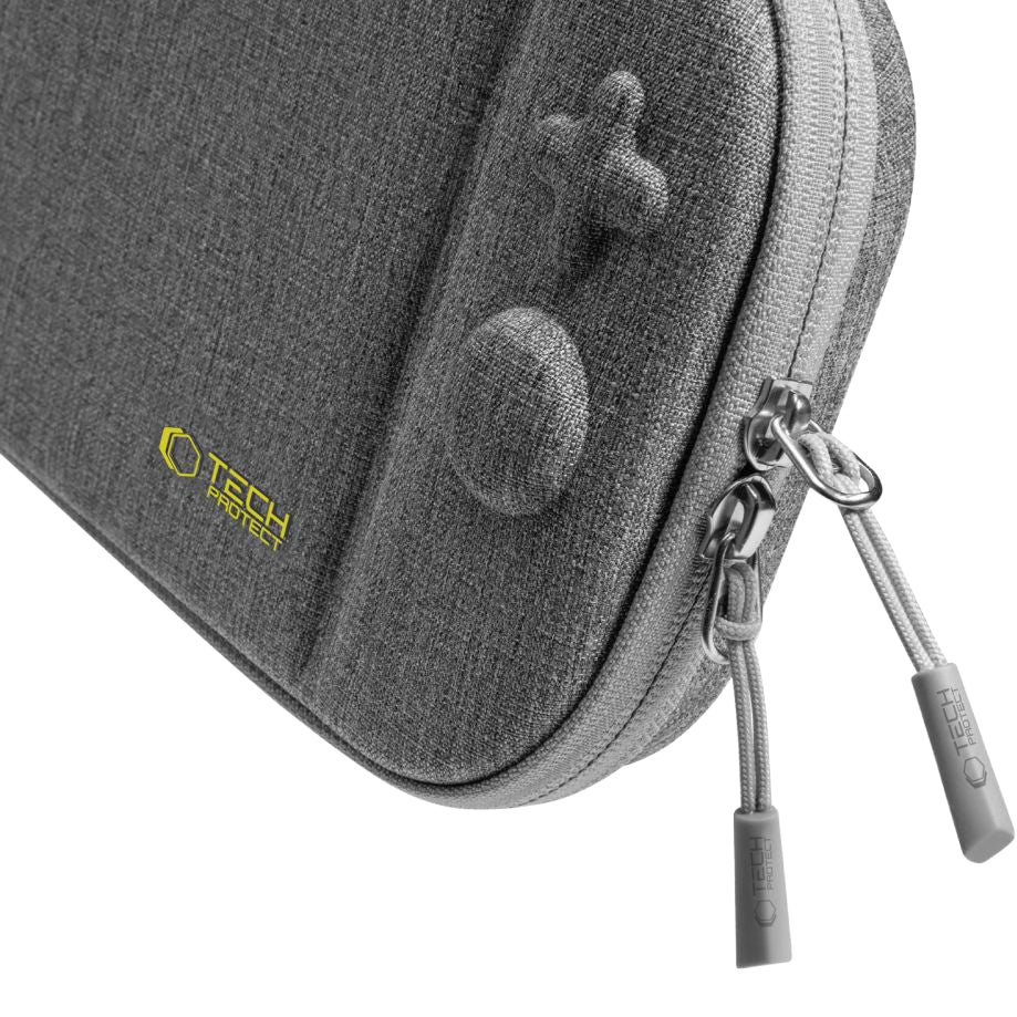 Schutzhülle für Nintendo Switch 2, Tech-Protect Slim Pouch, Grau