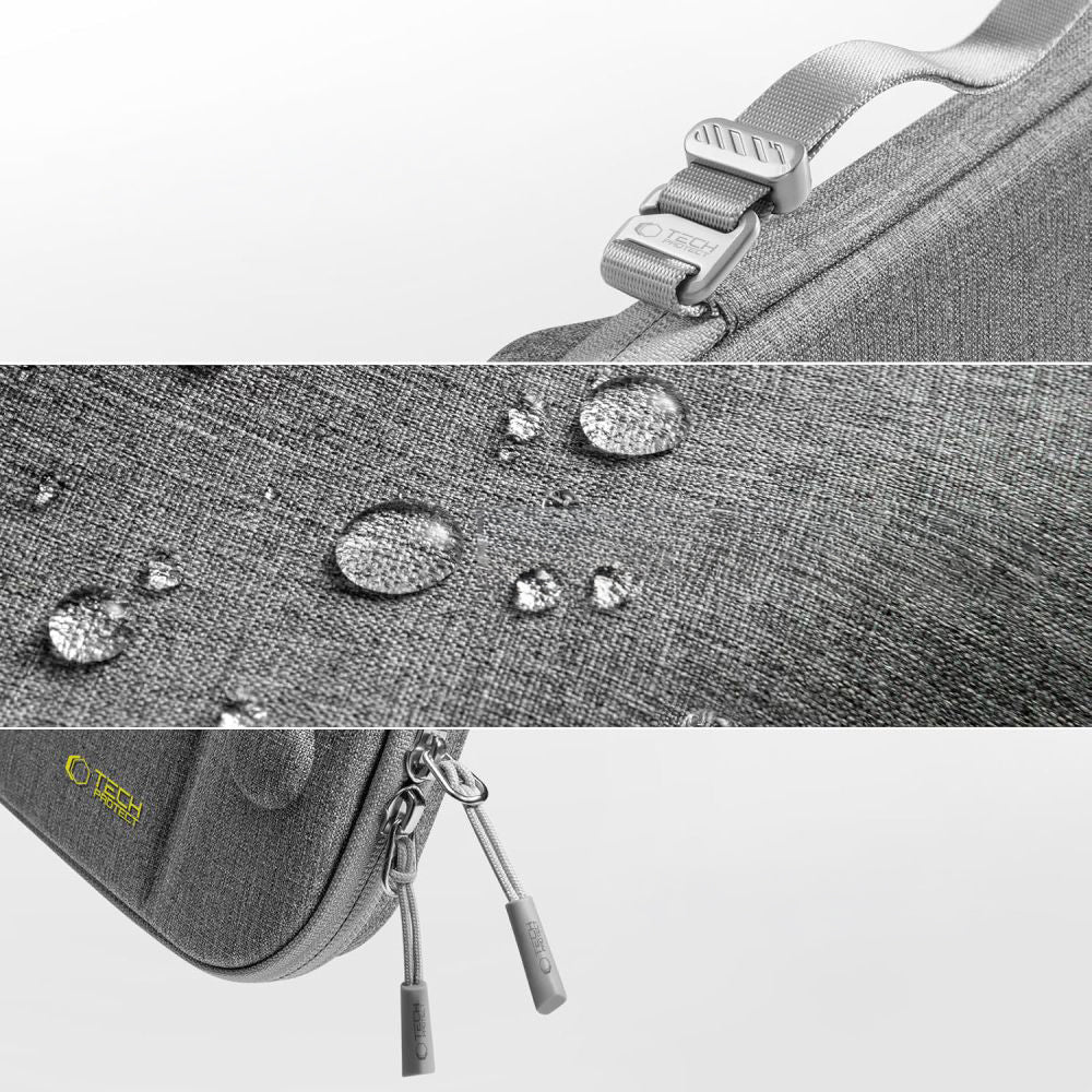 Schutzhülle für Nintendo Switch 2, Tech-Protect Slim Pouch, Grau