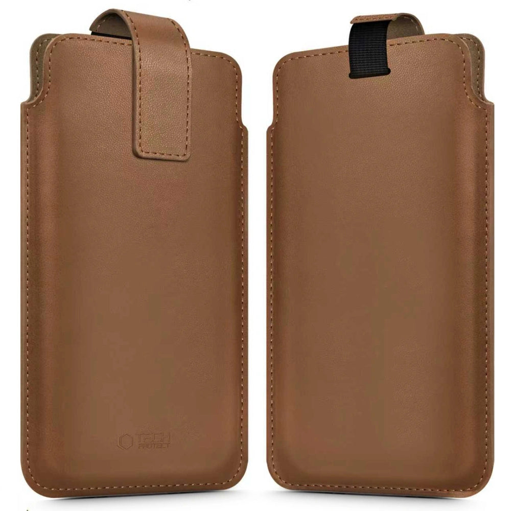Tech-Protect SM65 Universal-Handytasche 6" - 6,9“, Braun