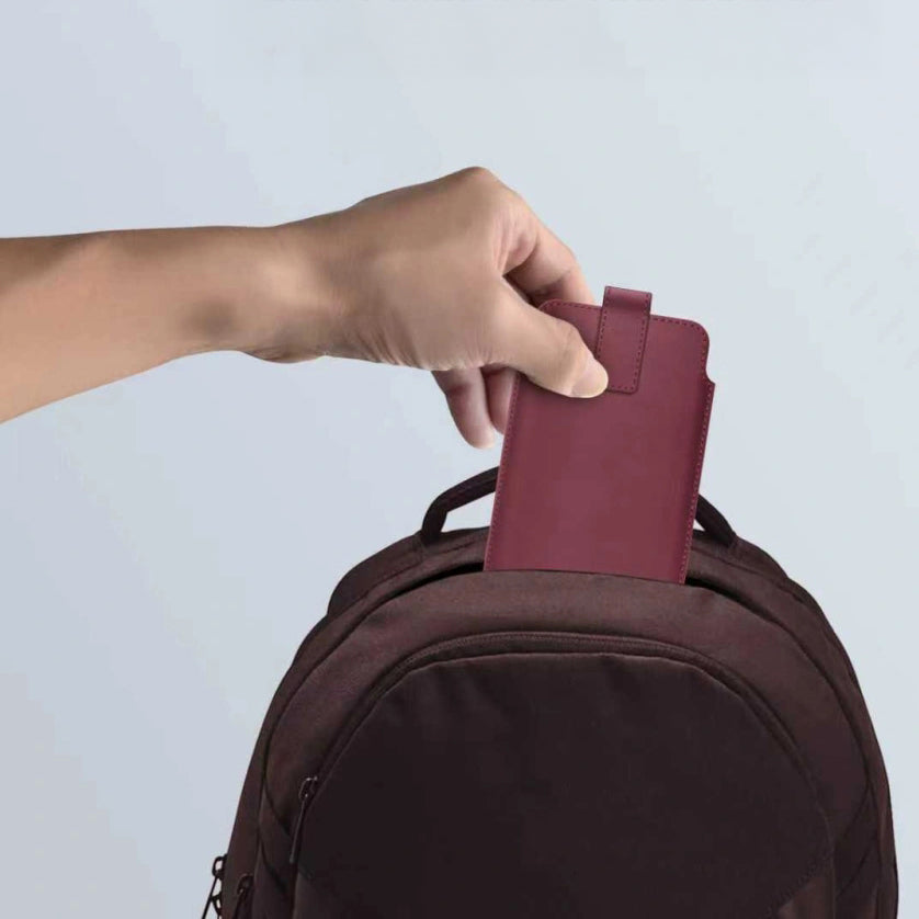 Tech-Protect SM65 Universal-Handytasche 6" - 6,9“, Burgunderrot