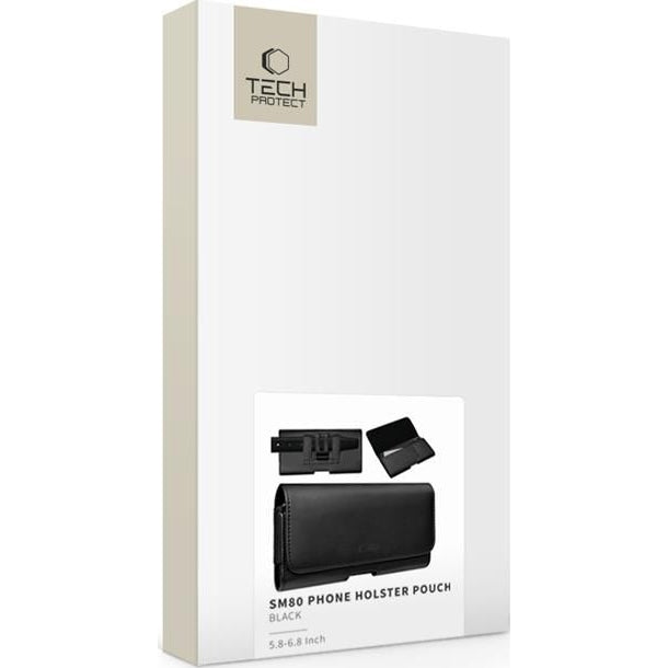 Universelle Tasche Tech-Protect SM80 Universal Phone Pouch 5,8" - 6,8“, Schwarz