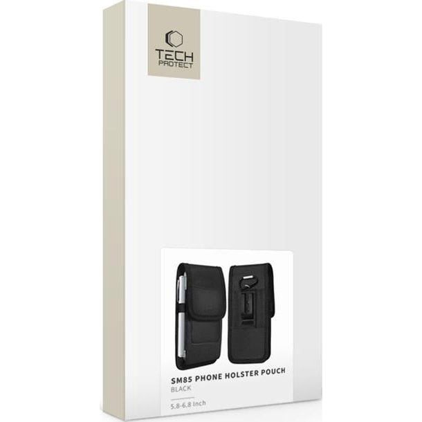 Universelle Tasche Tech-Protect SM85 Universal Phone Pouch 5,8" - 6,8“, Schwarz