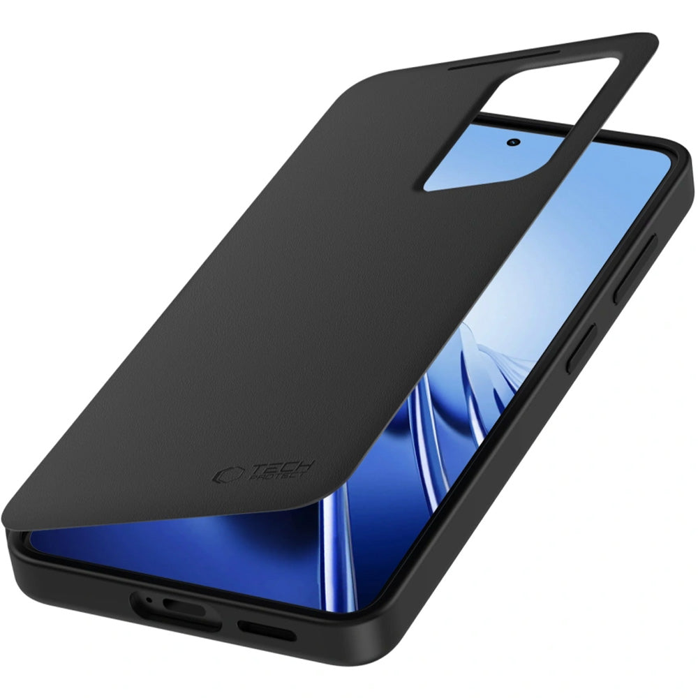 Handyhülle mit Klappe für Galaxy A57 5G, Tech-Protect  Smart Wallet, Schwarz