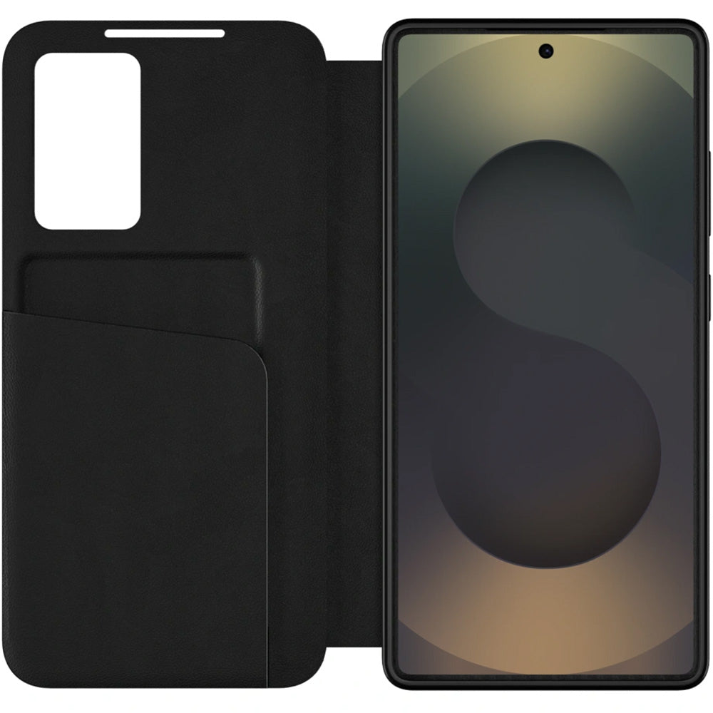Handyhülle mit Klappe für Galaxy A57 5G, Tech-Protect  Smart Wallet, Schwarz