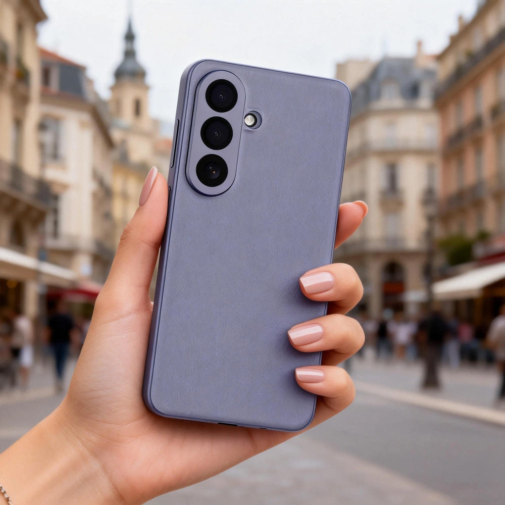 Handyhülle mit Klappe für Galaxy A57 5G, Tech-Protect  Smart Wallet, Violett