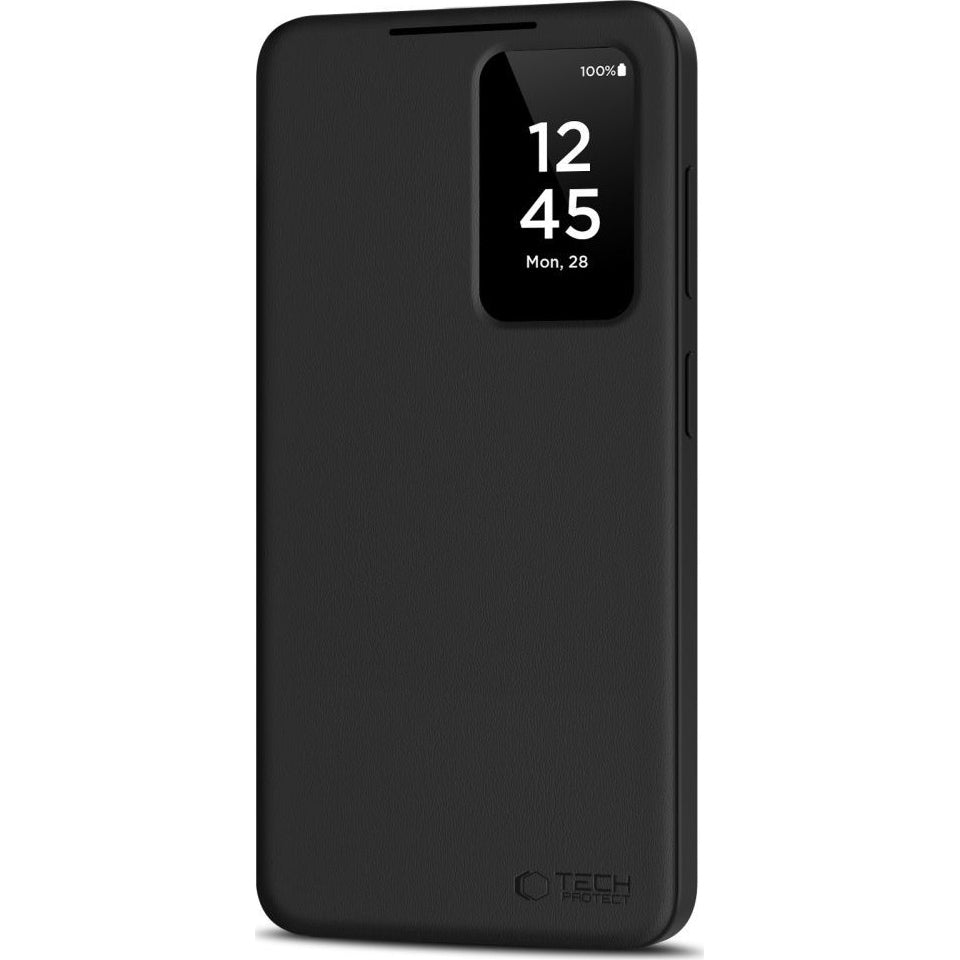 Handyhülle mit Klappe für Galaxy S26 Plus, Tech-Protect Smart Wallet, Schwarz