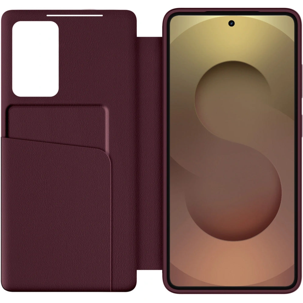 Handyhülle mit Klappe für Galaxy S26 Ultra, Tech-Protect Wallet, Rotwein