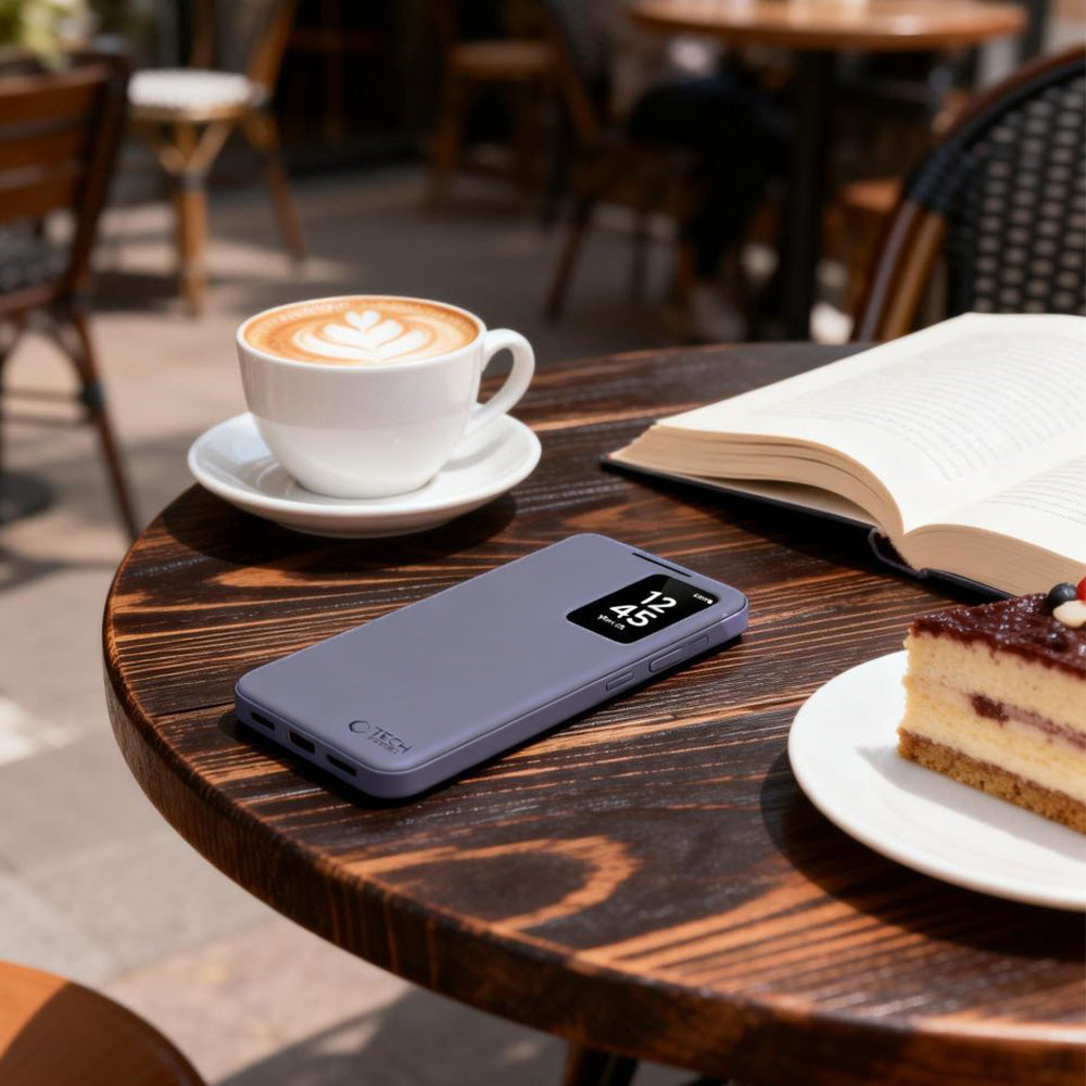 Handyhülle mit Klappe für Galaxy S26, Tech-Protect Wallet, Violett