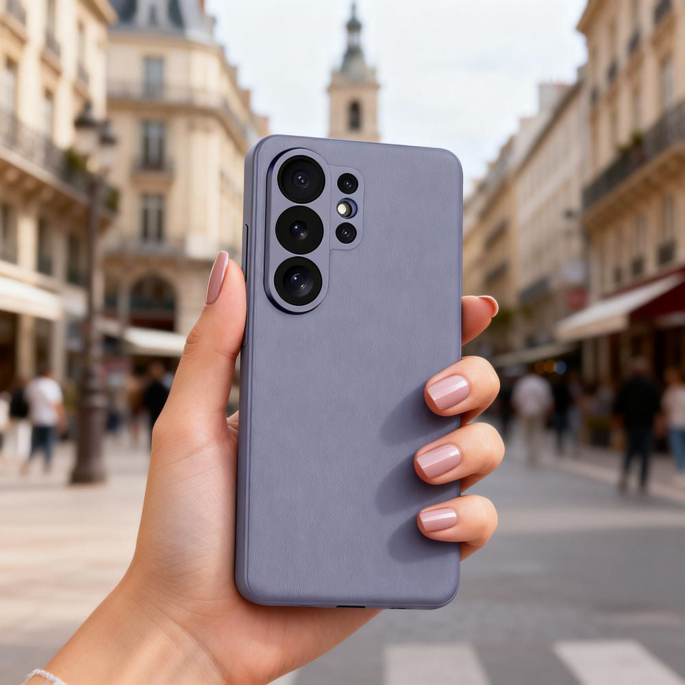 Handyhülle mit Klappe für Galaxy S26 Ultra, Tech-Protect Smart Wallet, Violett