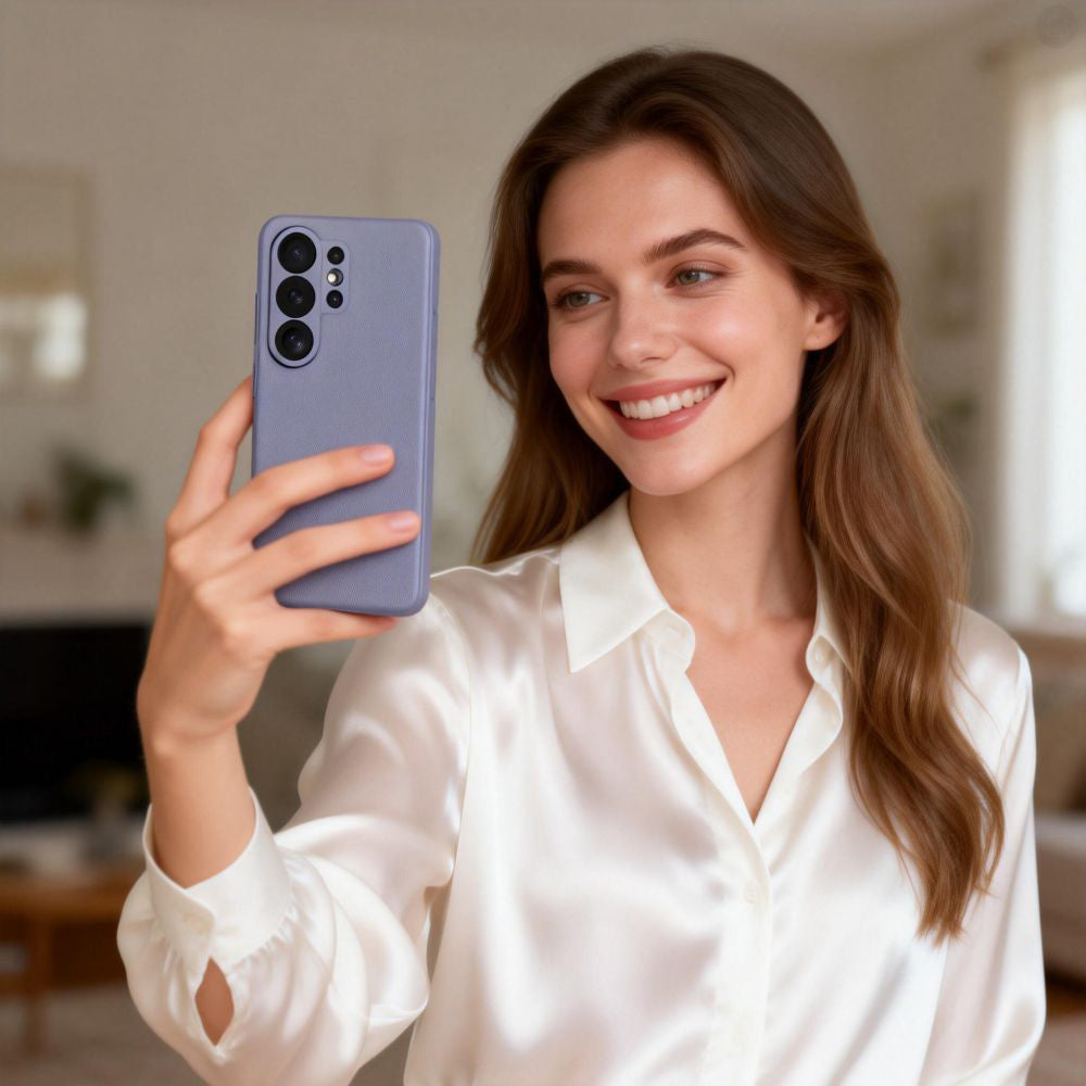 Handyhülle mit Klappe für Galaxy S26 Ultra, Tech-Protect Smart Wallet, Violett