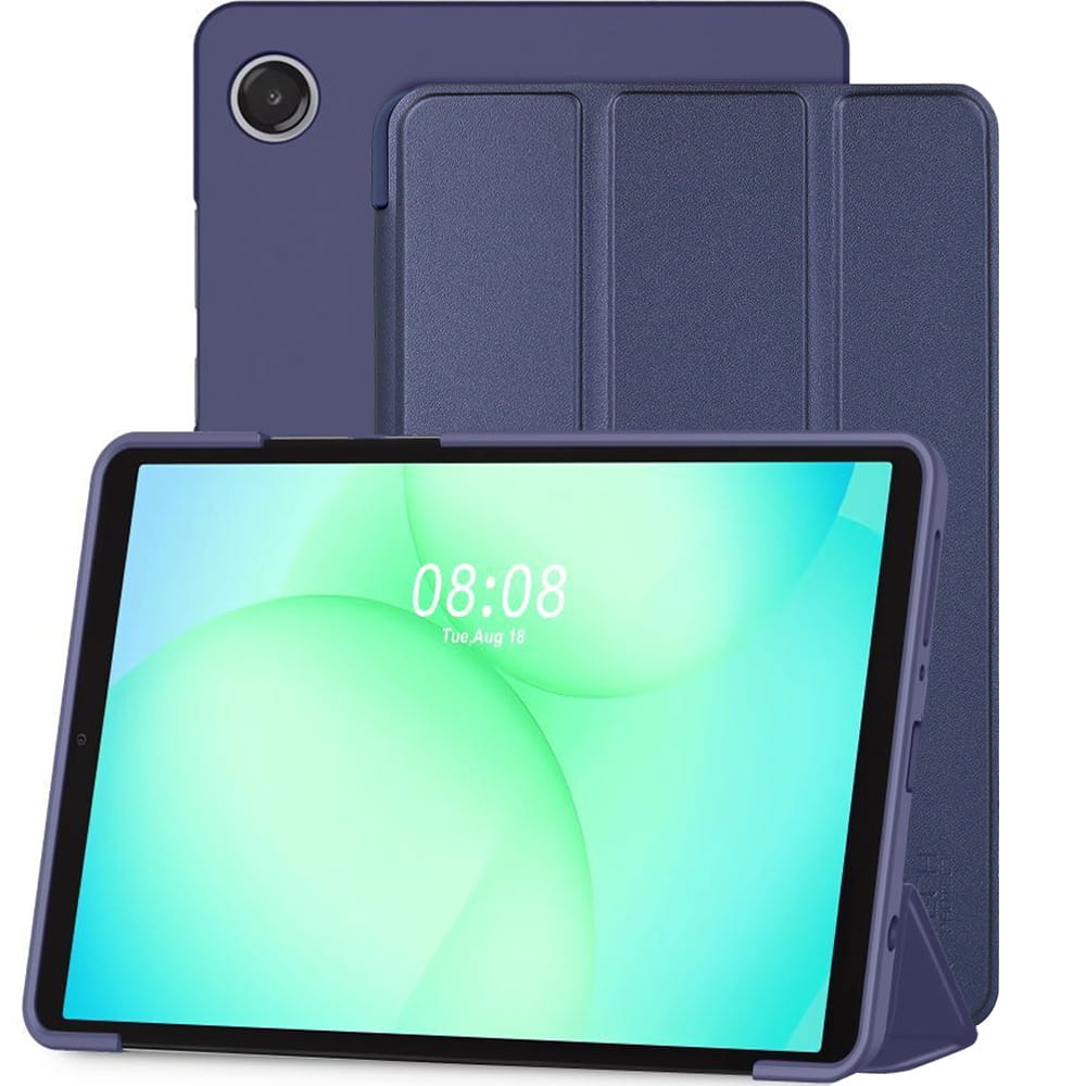 Schutzhülle mit Klappe für Galaxy Tab A11 Plus / A9 Plus, Tech-Protect SmartCase, Dunkelblau