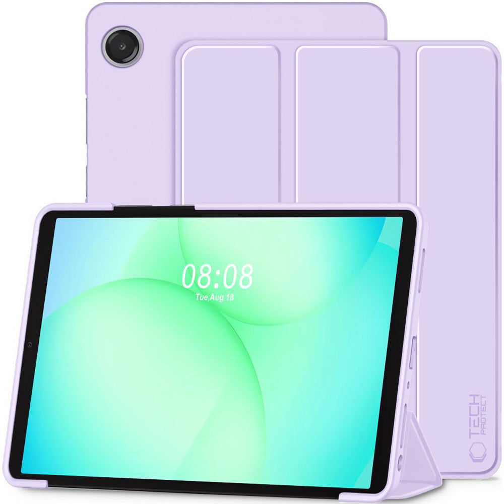Schutzhülle mit Klappe für Galaxy Tab A11 Plus / A9 Plus, Tech-Protect SmartCase, Violett