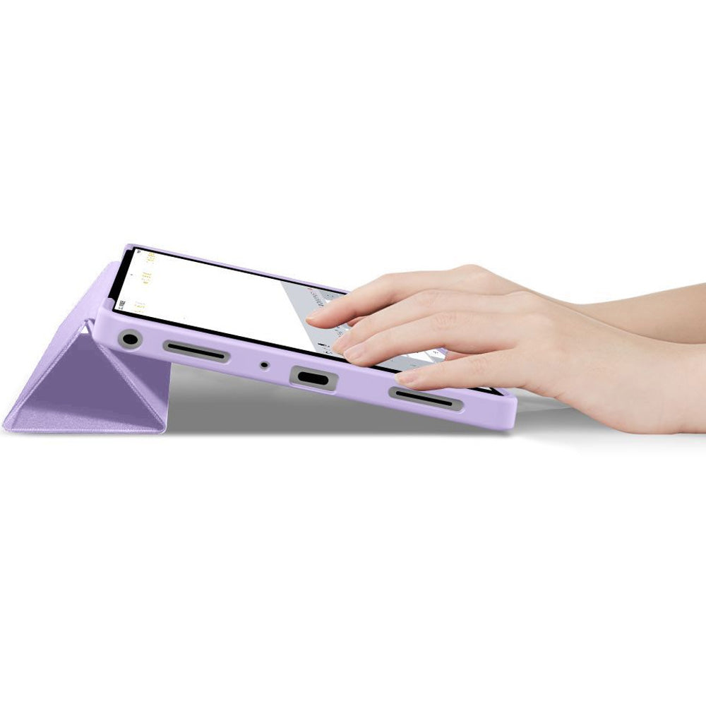 Schutzhülle mit Klappe für Galaxy Tab A11 Plus / A9 Plus, Tech-Protect SmartCase, Violett