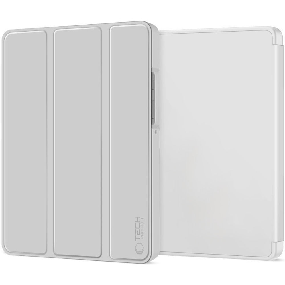 Schutzhülle mit Klappe für Galaxy Tab A11 / Tab A9, Tech-Protect Smartcase, Grau