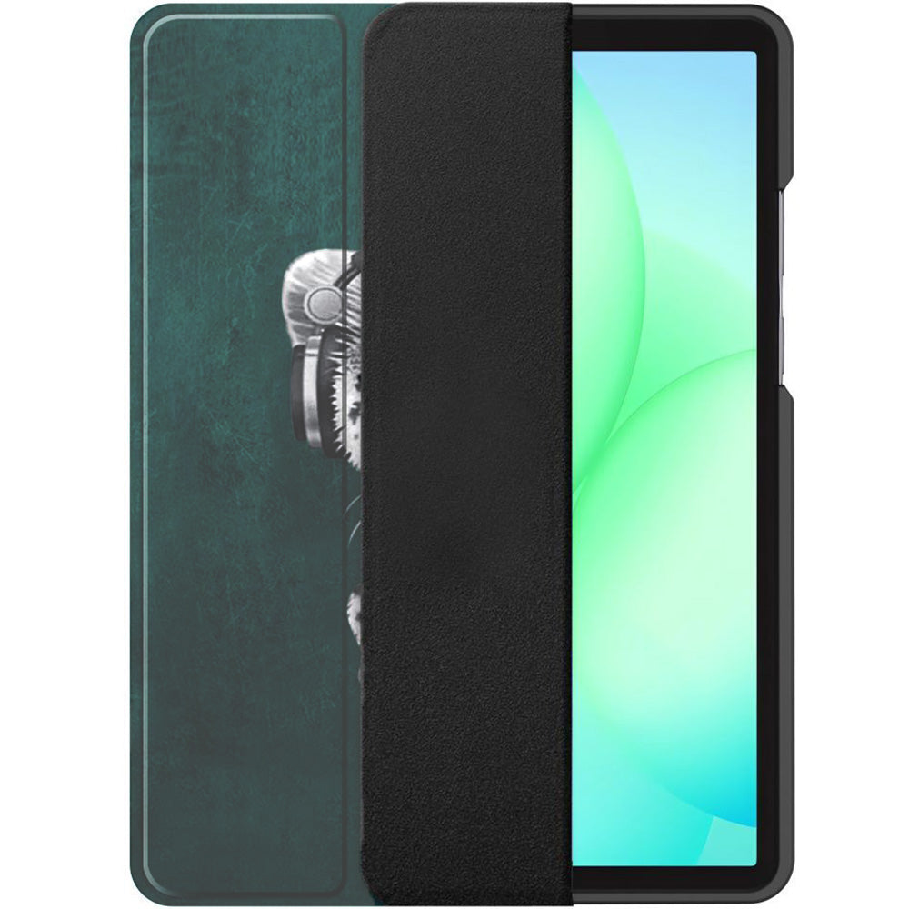 Schutzhülle mit Klappe für Galaxy Tab A11 / Tab A9, Tech-Protect SmartCase, Dunkelgrün