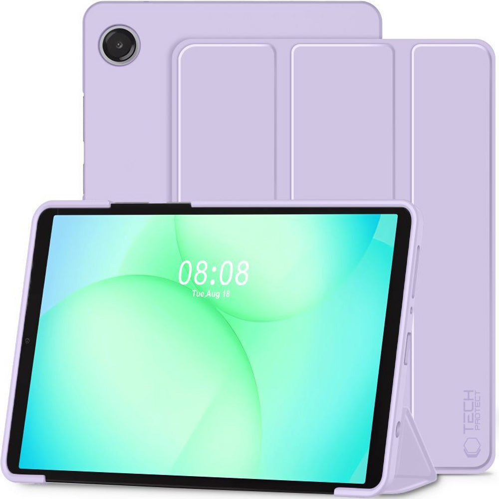 Schutzhülle mit Klappe für Galaxy Tab A11 / Tab A9, Tech-Protect Smartcase, Violett
