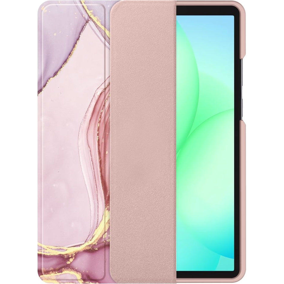 Schutzhülle mit Klappe für Galaxy Tab A11+ / Tab A9+, Tech-Protect SmartCase, Rosa