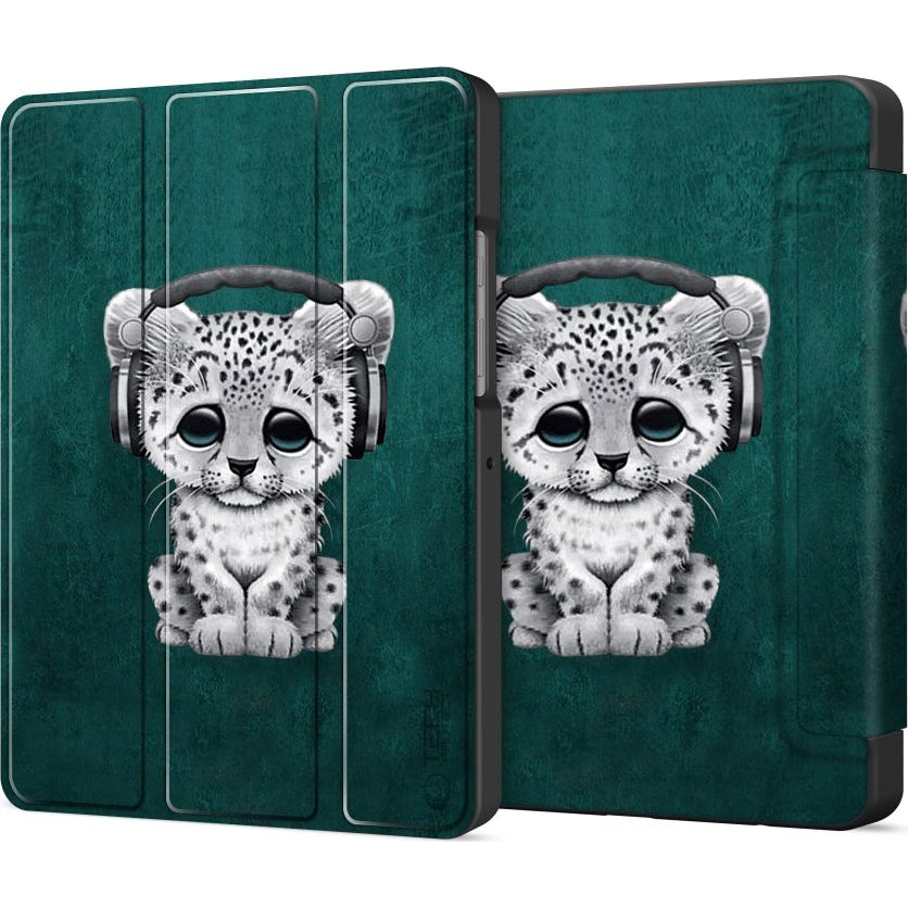 Schutzhülle mit Klappe für Galaxy Tab A11+ / Tab A9+, Tech-Protect SmartCase, Grün