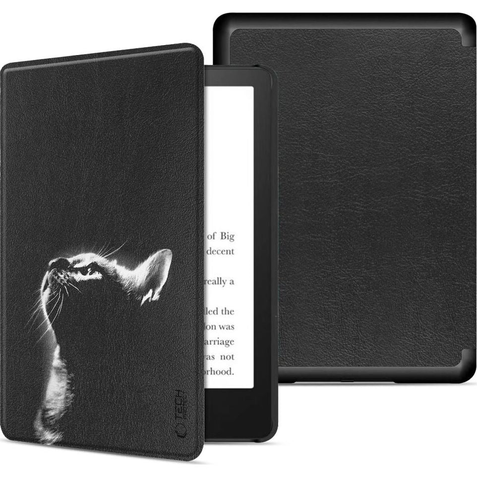 Schutzhülle für Amazon Kindle 12 2024 / 11 2022, Tech-Protect SmartCase, Schwarz Gemustert