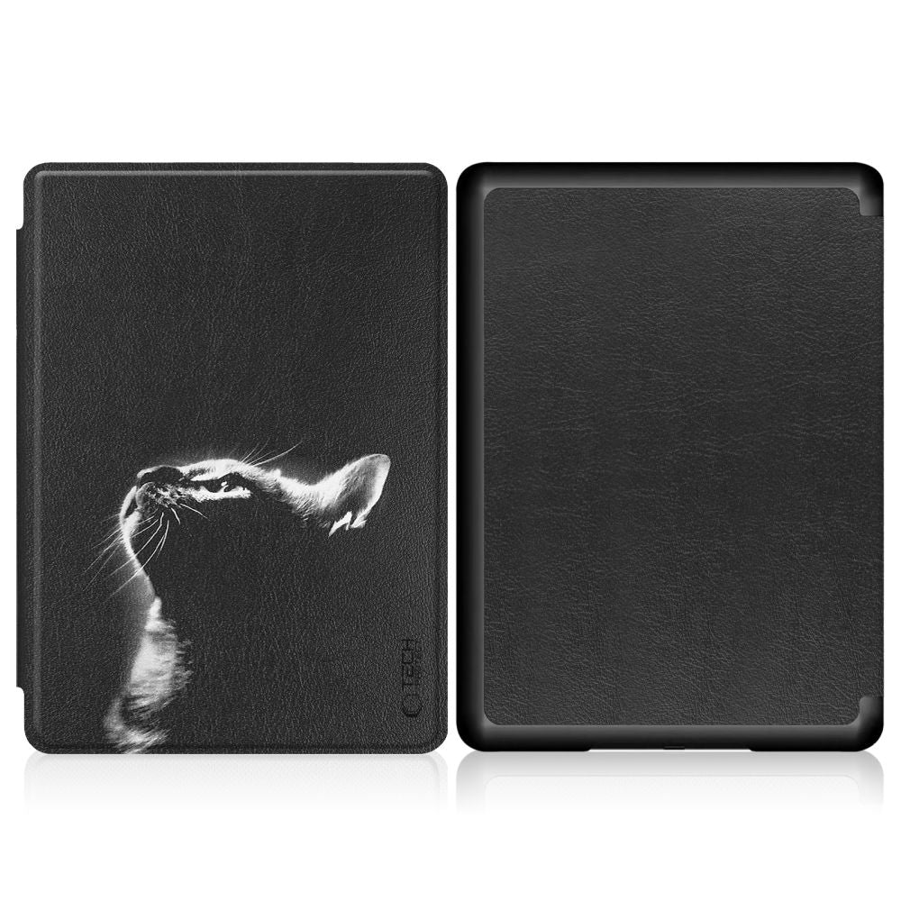 Schutzhülle für Amazon Kindle 12 2024 / 11 2022, Tech-Protect SmartCase, Schwarz Gemustert