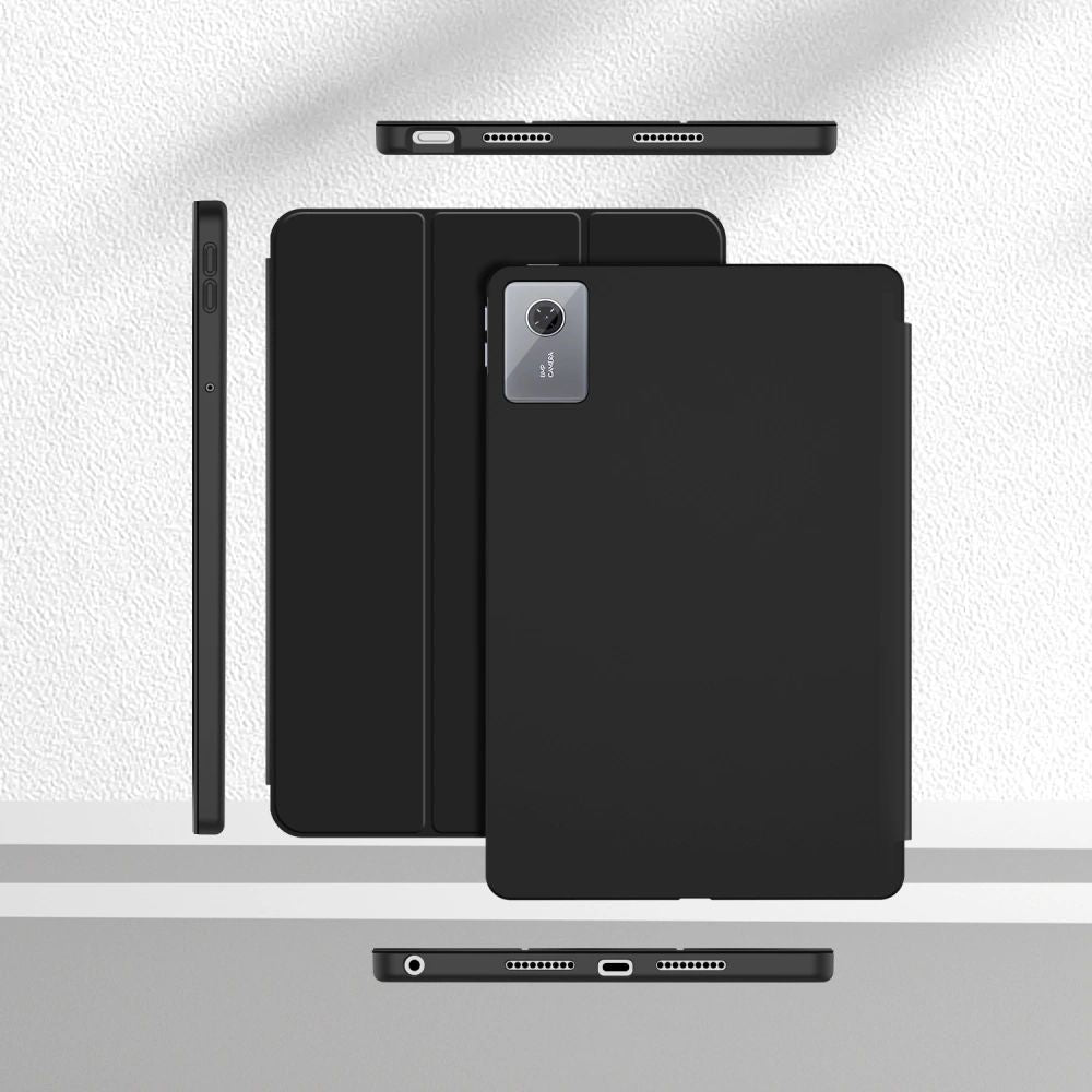 Schutzhülle mit Klappe für Lenovo Idea Tab 11.0, Tech-Protect Smartcase, Schwarz