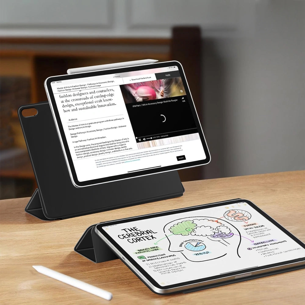 Schutzhülle für iPad 11 / 10 gen. 2025 / 2022, Tech Protect Smartcase Magnetic, Schwarz