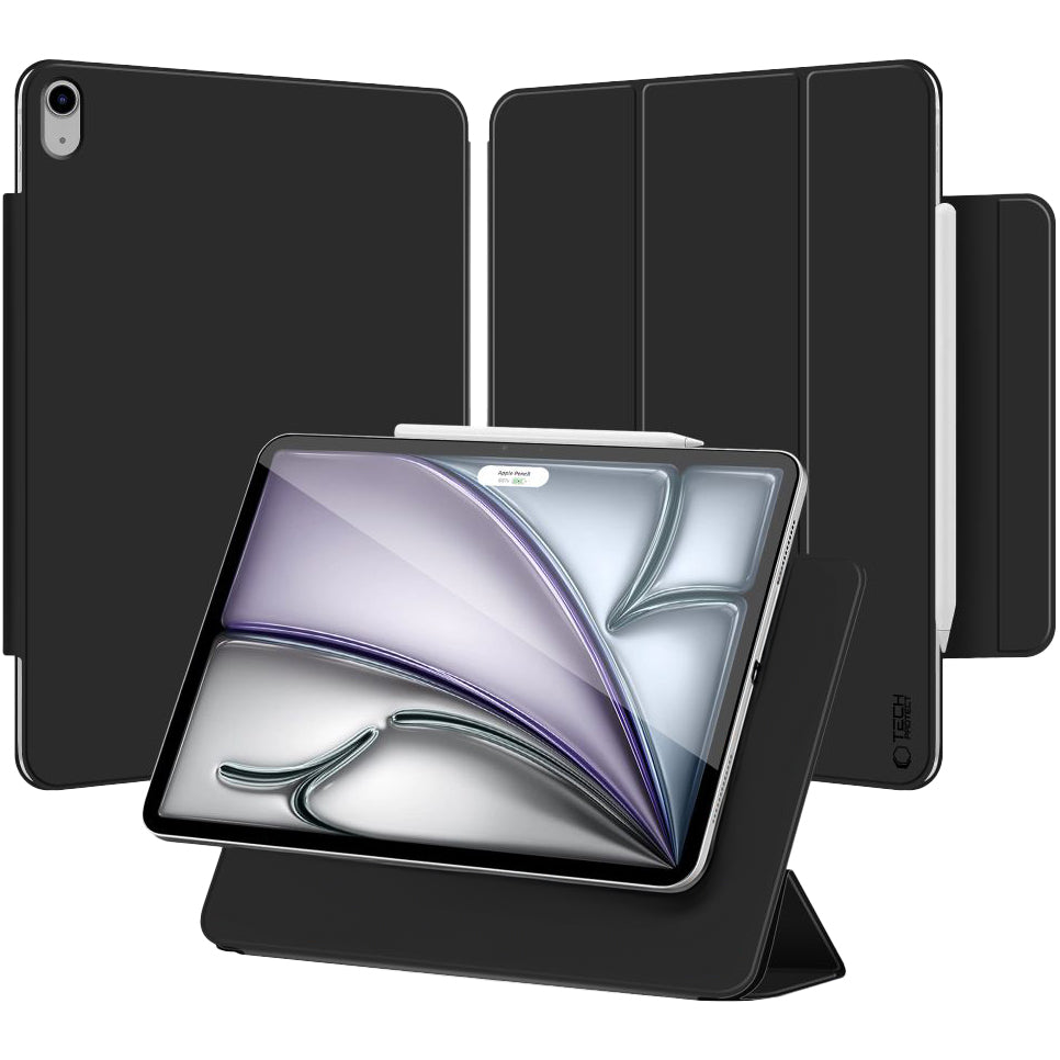 Schutzhülle für iPad Air 13" 2025 / 2024, Tech Protect Smartcase Magnetic, Schwarz