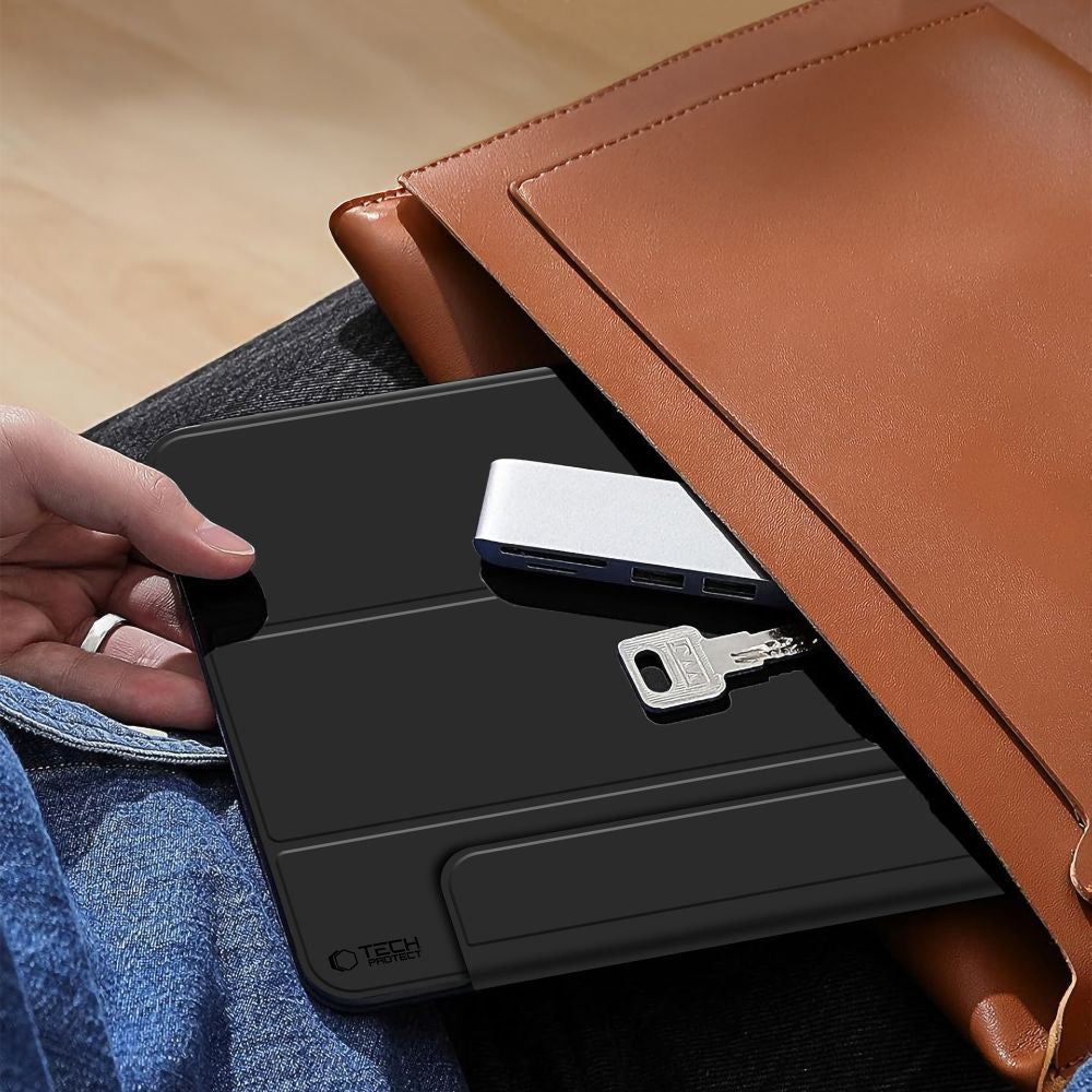 Schutzhülle für iPad Air 13" 2025 / 2024, Tech Protect Smartcase Magnetic, Schwarz