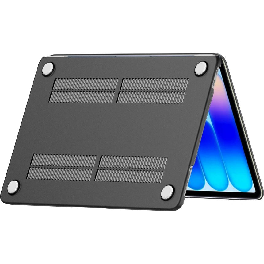 Schutzhülle für MacBook Neo 13" A18 Pro 2026, Tech-Protect SmartShell, mattes Durchscheinend-Schwarz
