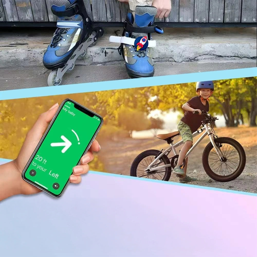 Hülle für Apple AirTag, Tech-Protect Smooth for Kids, für Schuhe, für Schnürsenkel, 4 Stück