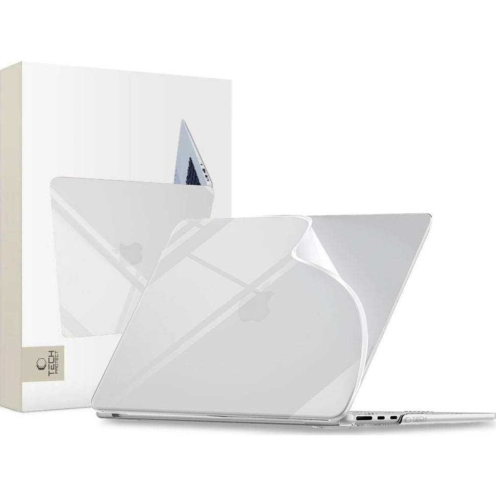 Schutzhülle für MacBook Air 13.6" M5 / M4 / M3 / M2, Tech-Protect Softshell, Transparent