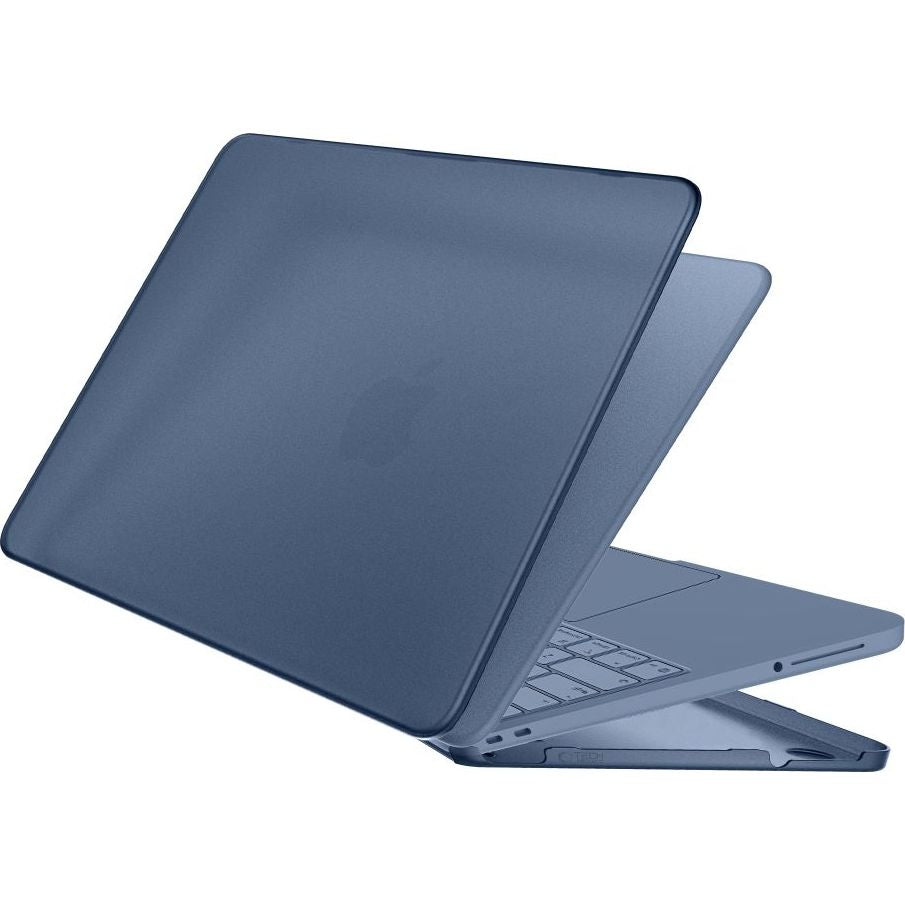 Schutzhülle für MacBook Neo 13" A18 Pro 2026, Tech-Protect Softshell, mattes Durchscheinend-Blau