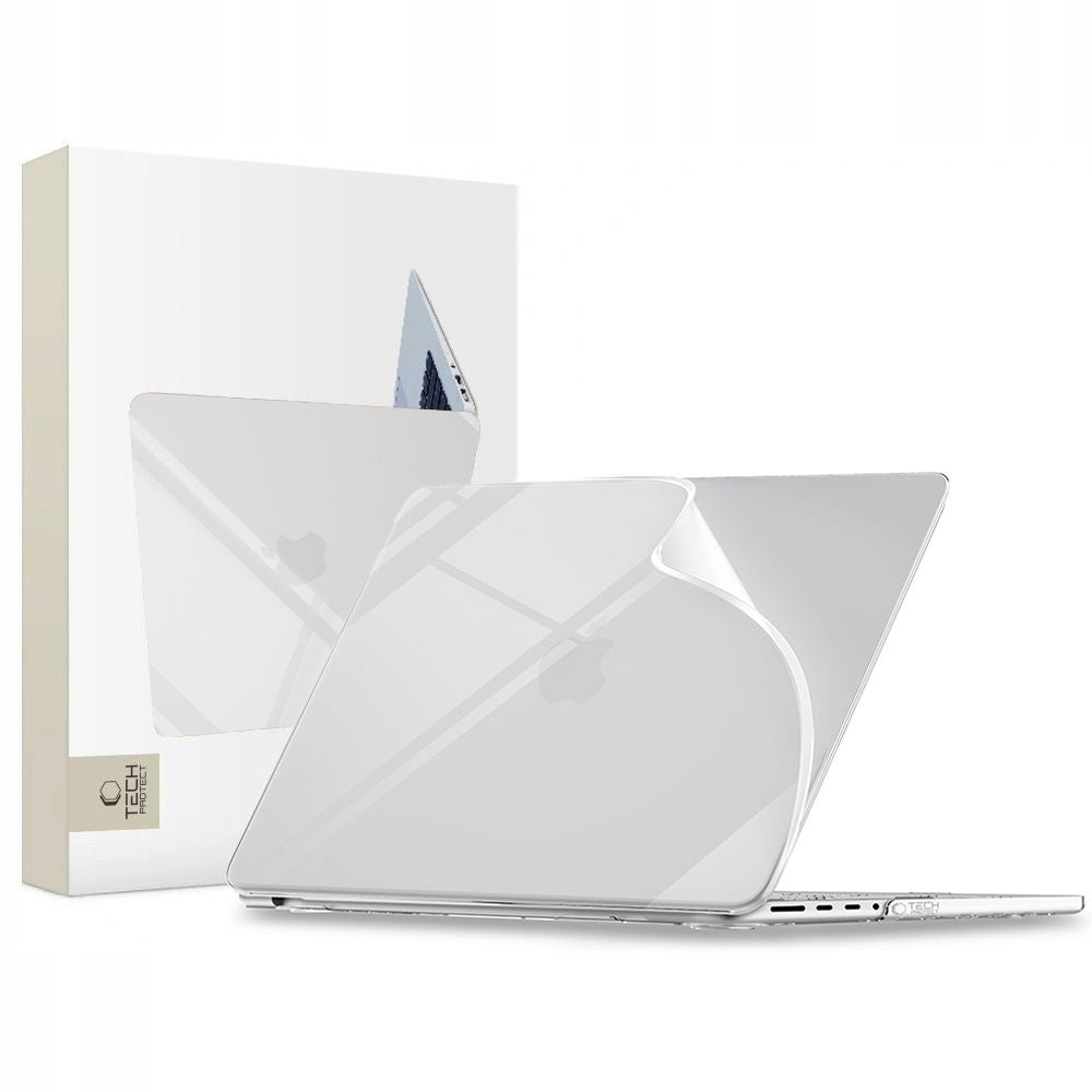 Schutzhülle für MacBook Pro 14" 2021-2026, Tech-Protect Softshell, Transparent