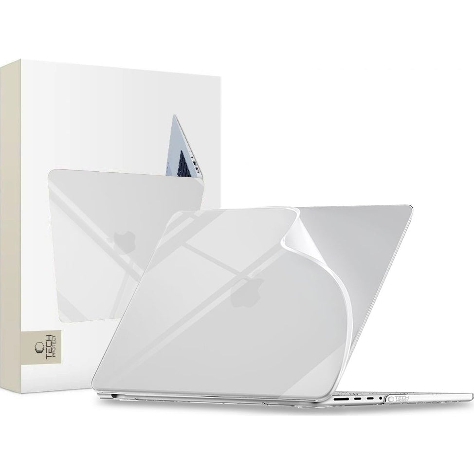 Schutzhülle für MacBook Pro 16" 2021-2026, Tech-Protect Softshell, mattes Transparent