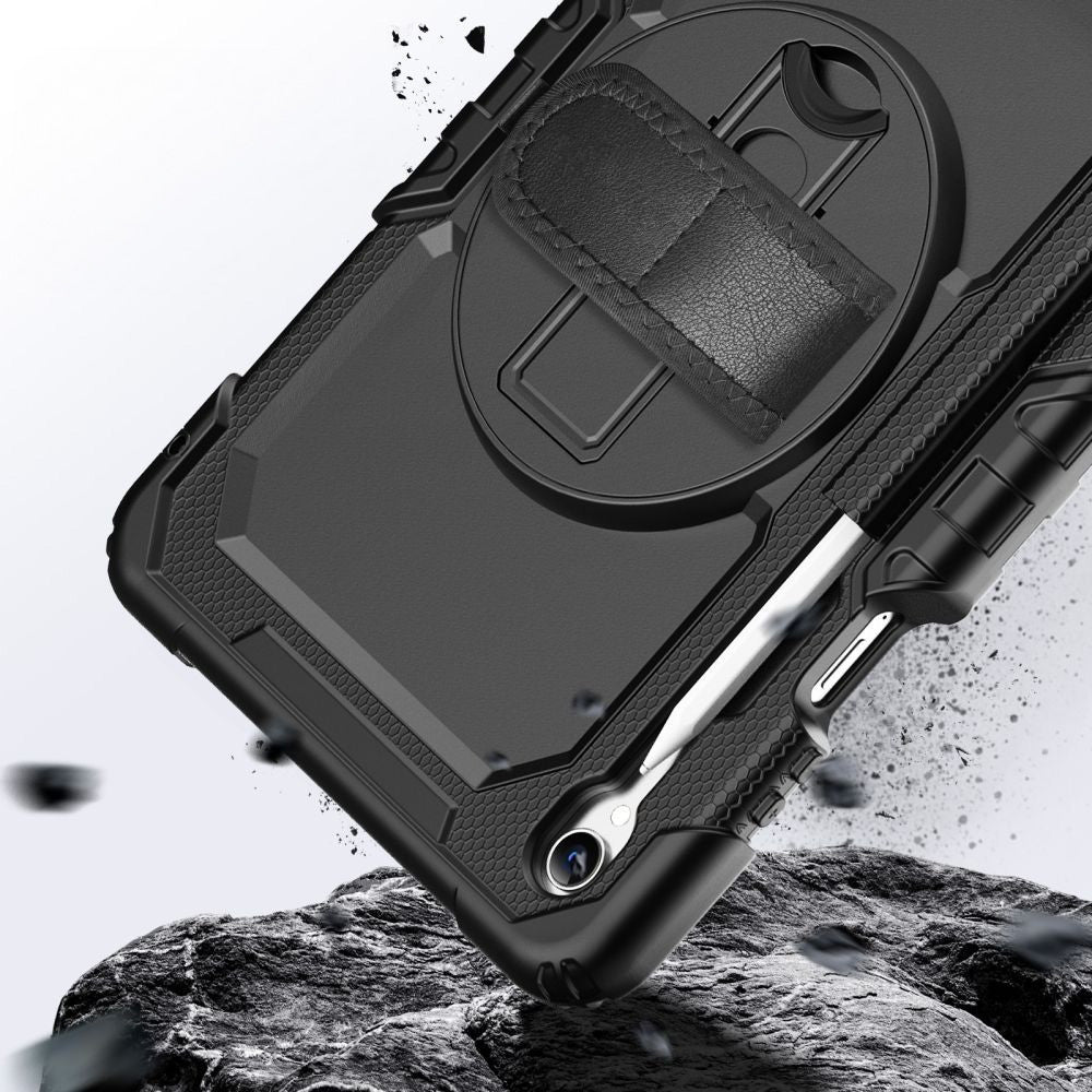 Schutzhülle mit Bildschirmschutz für Galaxy Tab S11, Tech-Protect Solid, Schwarz