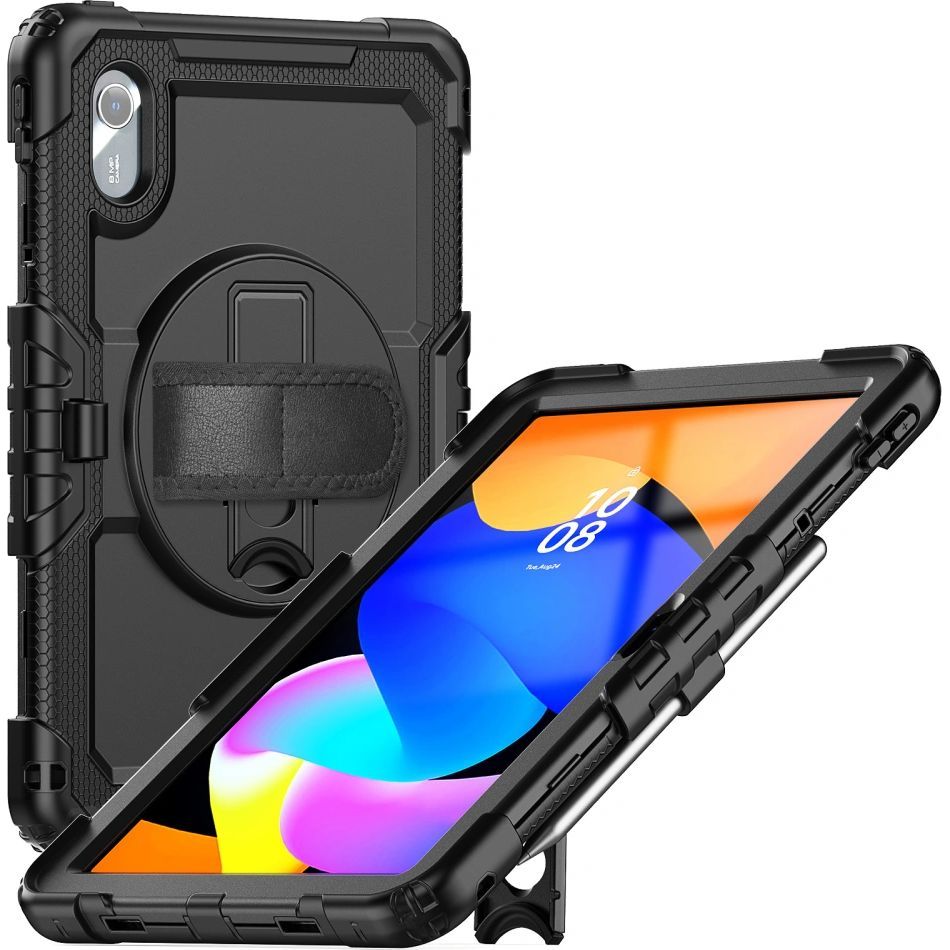Schutzhülle mit Bildschirmschutz für Lenovo Idea Tab 11.0, Tech-Protect Solid, Schwarz