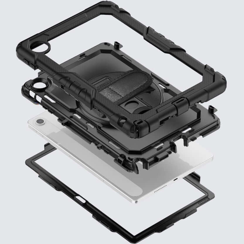 Schutzhülle mit Bildschirmschutz für Lenovo Tab 10.1" TB-311, Tech-Protect Solid, Schwarz