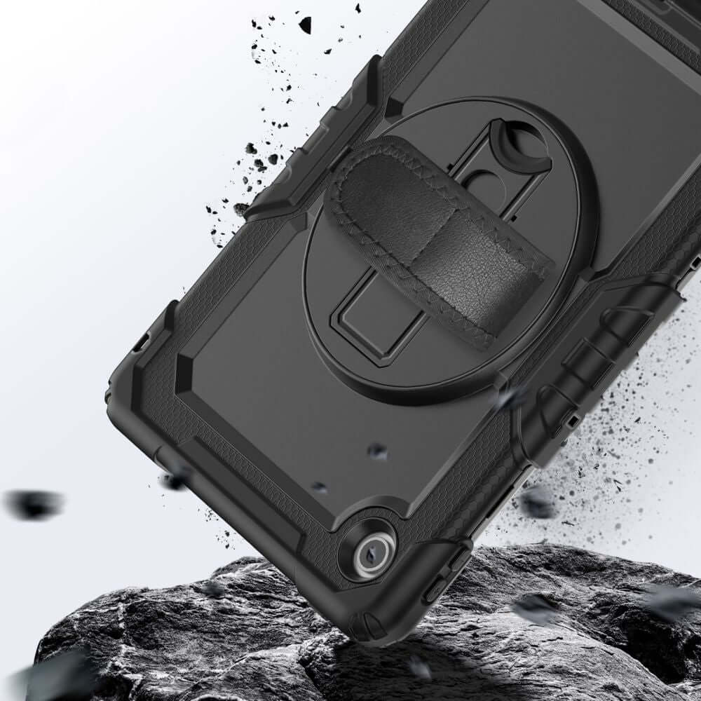 Schutzhülle mit Bildschirmschutz für Lenovo Tab 10.1" TB-311, Tech-Protect Solid, Schwarz
