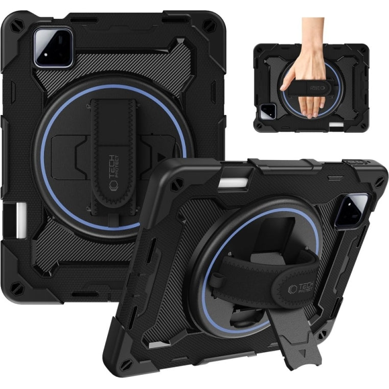 Hülle gepanzert Tech-Protect Solid für Xiaomi Pad 7 / 7 Pro / 8 / 8 Pro 11.2, schwarz